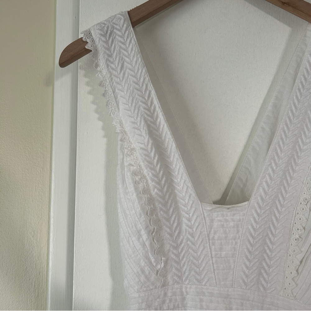 Ramy Brook Lulu White Cotton Maxi Dress - Picture 3 of 10